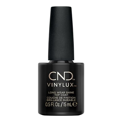 CND Vinylux Longwear Shine Top Coat Nail Polish - Fast Drying, 0.5 oz