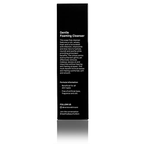 Revision Skincare Gentle Foaming Cleanser, Soap Free Facial Cleanser and Makeup Remover, Soothing and Moisturizing, 5 fl oz