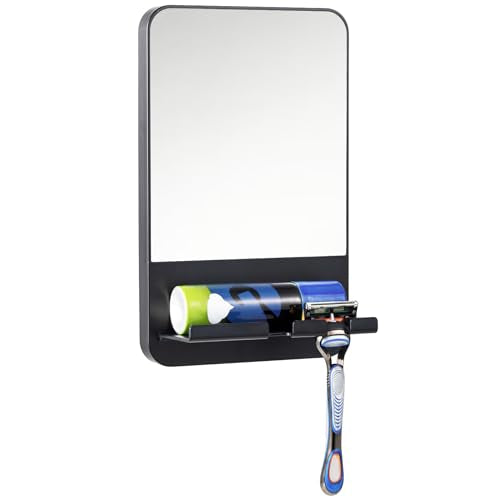 TAILI Fogless Shower Mirror with Razor Holder - Anti-Fog, Rust-Proof