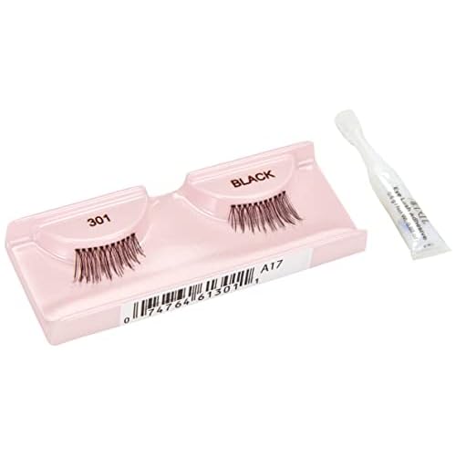 Andrea Strip Lashes, Accent Lash #301, (61301) 1 Pair (Pack of 4)