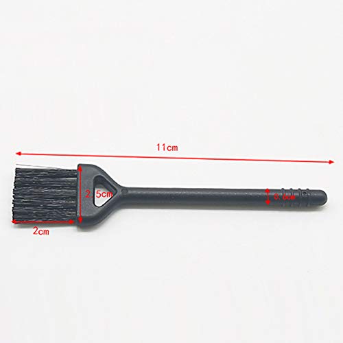 20 Pieces Replacement Electric Shaver Razor Cleaning Brushes Keyboard Brush Coffee Grinder Brushes Small Household Appliance Cleaning Brush Kits Black