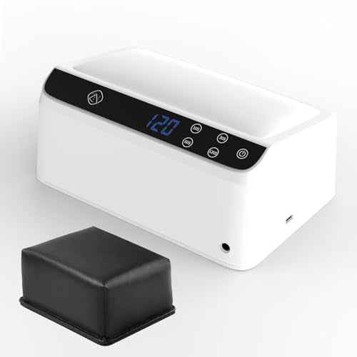 ZIZZON UV LED Nail Lamp with Arm Rest Pillow for Gel Polish 72W Power Nail Light Dryer with 4 Timers and Touch Screen Perfect for Salon or Home Use