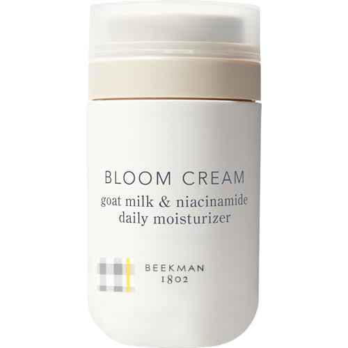 Beekman 1802 Bloom Cream Goat Milk Face Moisturizer, 100 mL - Lightweight, Gentle, Deeply Hydrating & Nourishes Skin Barrier - All Skin Types - Cruelty Free