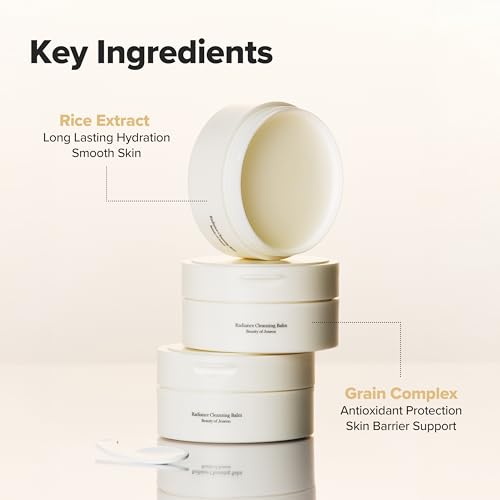 Beauty of Joseon Radiance Cleansing Balm Makeup, Sunscreen, Pore Cleanser for Sensitive Acne Skin. Korean Skincare for Men and Women 100ml, 3.38 fl.oz