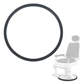 22.8" Salon Chair Rubber Base Ring - Floor Protection
