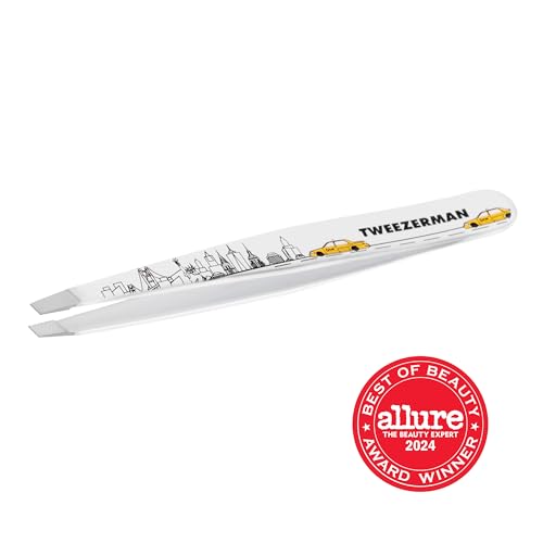 Tweezerman Slant Tweezer - Professional Hair Removal, Stainless Steel
