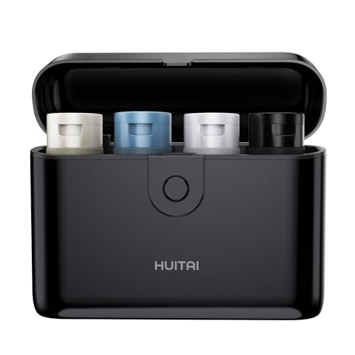 HUITAI Travel Bottles Set - 4x2oz TSA Approved, Leak-Proof Case