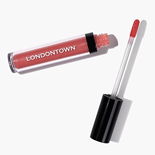 LONDONTOWN Plush Shine Lip Gloss - Sun Kissed Coral, Hydrating Tint