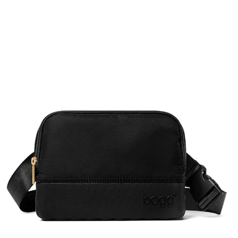 BOGG BAG Small Crossbody Belt Bag - Black, Water-Resistant Nylon