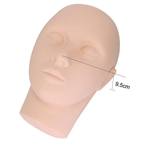 Pro Mannequin Training Head for Eyelash Extensions & Makeup