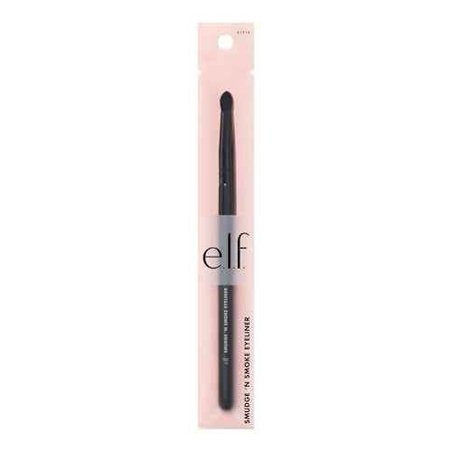 e.l.f. Smudge 'N Smoke Eyeliner Brush, Multi-Use Eyeshadow & Eyeliner Brush For Creating A Perfect Smoky Eye, Vegan & Cruelty-Free
