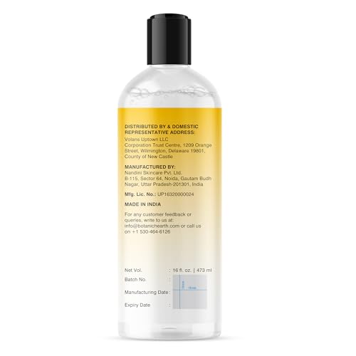 Botanic Hearth Bi|Phasic Micellar Water 16 Fl Oz | Gently Cleanses, Makeup Remover With Dual|Phase Formula, Suitable For All Skin Types