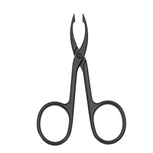 2-Pack Straight Tip Eyebrow Tweezers with Scissor Handle
