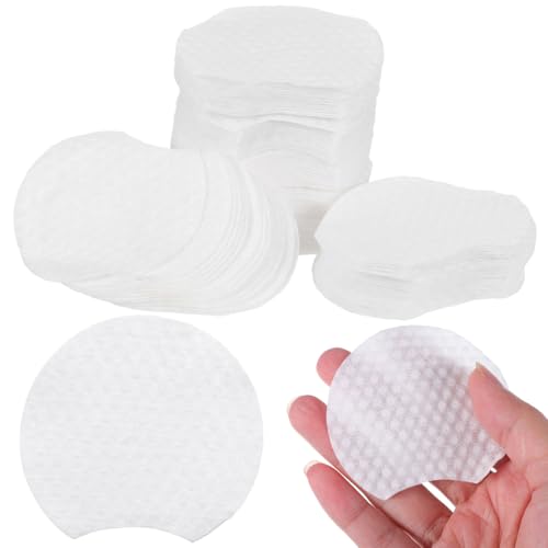 CALLARON 600Pcs Pearl Makeup Remover Cotton Pads - Exfoliating Cleansing Wipes