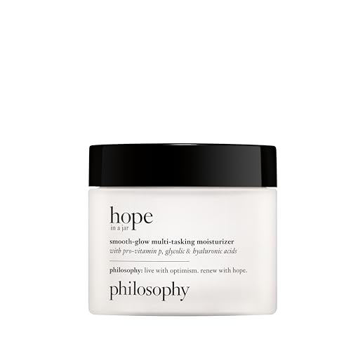 philosophy renewed hope in a jar smooth glow multi-tasking moisturizer, 4 Fl. Oz.