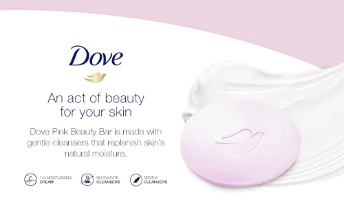 Dove Beauty Bar Pink Soap 4.75 Oz / 135 Gr (Pack of 12 Bars)