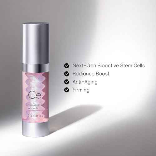 CELONIA Signature Bio Ampoule, Cell Growth Factors Face Serum, Bio Stem Cell Deep Repair Anti Aging Treatment, Reduce Fine Line & Wrinkles, Correcting Dark Spot & Redness, Minimizing Pores 35ml