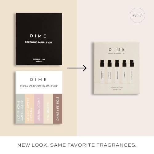 DIME Beauty Perfume Sampler Kit - 5 Travel Size Scents