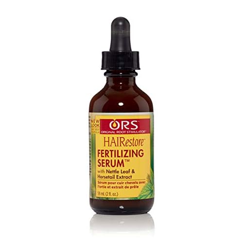 ORS Olive Oil Edge Control Hair Gel, HAIRestore Fertilizing Serum with Nettle Leaf and Horsetail Extract, Olive Oil Fortifying Cream Hair Dress - Bundle