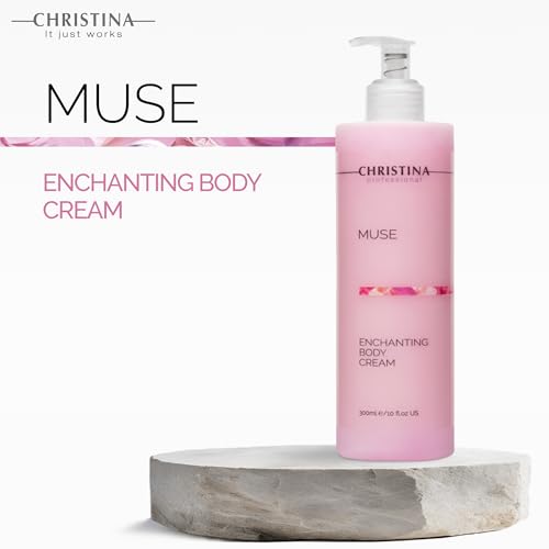 -CHRISTINA- Muse Enchanting Body Cream with Hyaluronic Acid | 24hr Care For All Skin Types | Quick Absorption, Delicate Fragrance 300ml