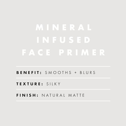e.l.f. Mineral Infused Face Primer, Primer For A Smooth Foundation Base, Fills In Fine Lines & Refines Complexion, Vegan & Cruelty-free, Large