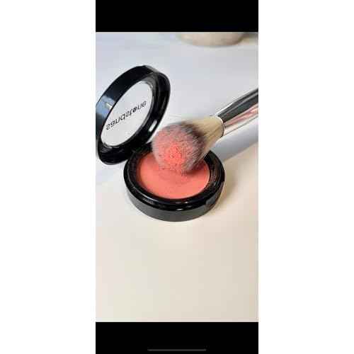 Sandstone Scandinavia Soft Collection Makeup Brush - Professional Premium Blush brush for applying and blending blush. Ultra soft bristles. Vegan Makeup brush for all skin types