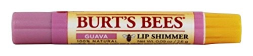 Burt's Bees Lip Shimmer - Guava, 0.09 Ounces each (Value Pack of 5)