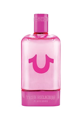 True Religion for Women 3.4 fl oz Eau de Parfum - pink, fruity, floral, warm, white currant, watermelon, pink lemon, lotus, pink peony, magnolia, musk, warm woods, creamy, amber