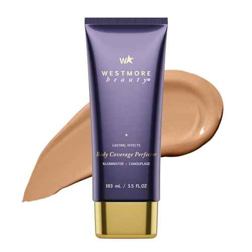 Westmore Beauty Body Coverage Perfector ? Waterproof Leg & Body Makeup/Bronzer For Women - Best Tattoo Cover Up Makeup & Tattoo Concealer - 3.5 Oz Natural Radiance