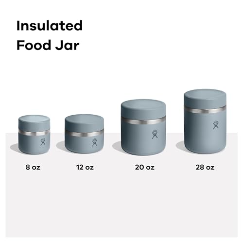 Hydro Flask Food Jar 12oz Harbor Blue Insulated Stainless Steel Snack Container