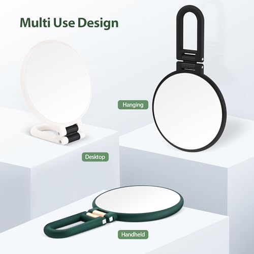 30X Magnifying Mirror with Handle - Portable Double-Sided Makeup Mirror