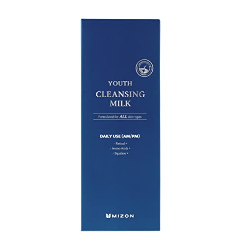 MIZON Youth Cleansing Milk 200ml - Gentle Face Cleanser