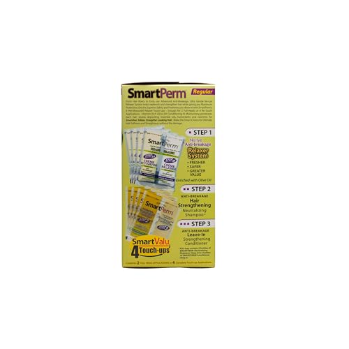 Smart Perm No-Lye Kit 4 Regular Touch Up (3-Pack)