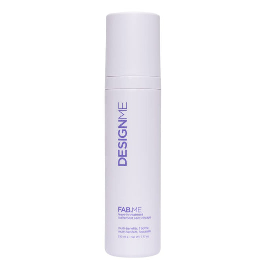 FAB.ME Leave-In Conditioner by DESIGNME | Detangles, Hydrates, and Controls Frizz | Heat Protector & Reduces Blow Dry Time | Color Safe, Ideal for Styling All Hair Types