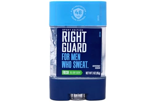 Antiperspirant & Deodorant Clear Gel, Fresh Scent - 3 oz, Pack of 6