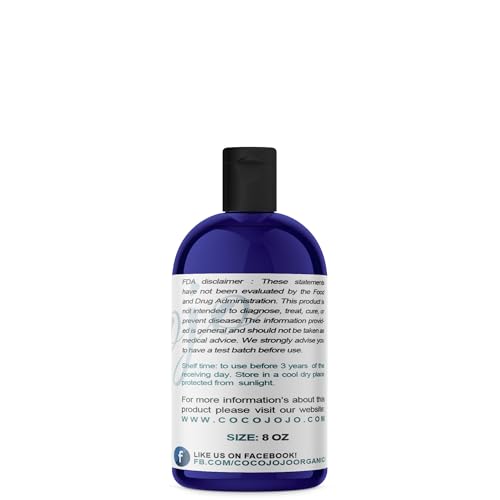 cocojojo Tamanu Oil - Pure Unrefined Cold Pressed Vegan Non GMO Carrier Oil 8 oz for Hair Skin Face Body Nails Cuticles All Natural Moisturizer Hydrating Nourishing - Packaging May Vary