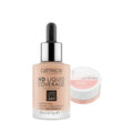 Catrice | HD Liquid Coverage Foundation 85 & Under Eye Brightener 10 Light Rose | Full Coverage Makeup | Vegan & Cruelty Free