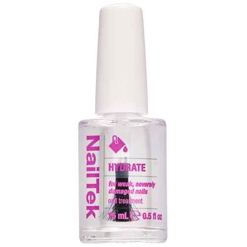 Nail Tek Hydrate Formula 4 ? Moisturizing Nail Strengthener, Nails Polish Treatment for Weak and Damaged Nails, 0.5 fl oz