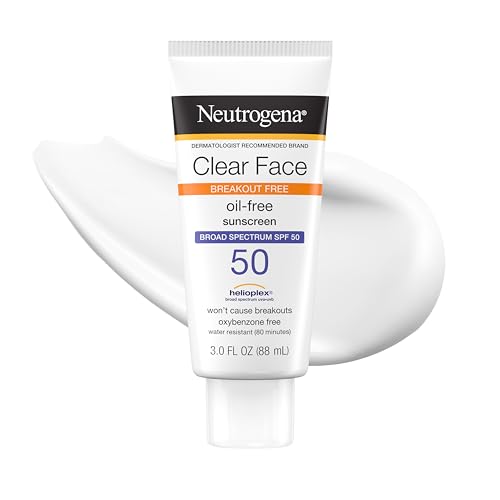 Neutrogena Clear Face Sunscreen Lotion SPF 50 Oil-Free