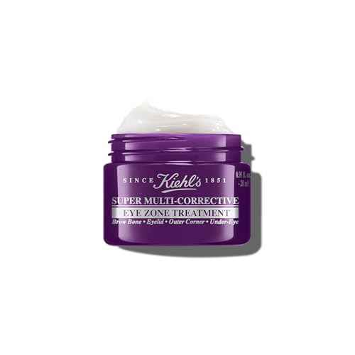 Kiehl's Super Multi-Corrective Eye Cream, Anti-Aging Cream that Lifts Brow Bone Area, Smooths and Firms Eye Lids, Bilberry Seed Extract and Collagen Peptide for Tighter and Smoother Looking Skin