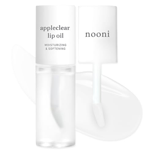NOONI Korean Lip Oil Bundle - Applepeony & Appleclear, Nourishing & Hydrating Lip Gloss