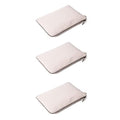 Zipper Pouch Storage Bag Simple and Stylish Women's Cosmetic and Travel Bag (Beige-improved-3)