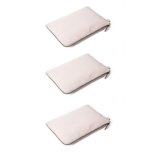 Zipper Pouch Storage Bag Simple and Stylish Women's Cosmetic and Travel Bag (Beige-improved-3)