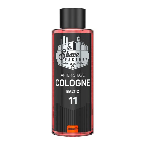 the shave factory After Shave Cologne Series - Cologne for Men, Aftershave for Men, Refreshes and Relieves Face and Skin (11 Baltic)