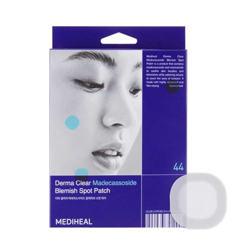 Mediheal Derma Clear Teatree Treatment Spot Patch (44 Counts) - Acne Relief, Oil and Moisture Balance with Teatree & Salicylic Acid