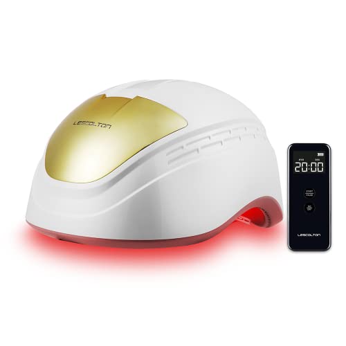 LESCOLTON Hair Growth System, FDA Cleared, 80 Laser Diodes Rechargeable Red Light Therapy Cap & Helmet Hair Regrowth and Hair Loss Treatment Device For Thinning Hair (2nd Generation)