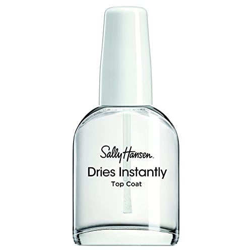 Quick Dry Clear Nail Top Coat - Dries Instantly, Long Lasting, 0.45 Fl Oz, Pack of 1
