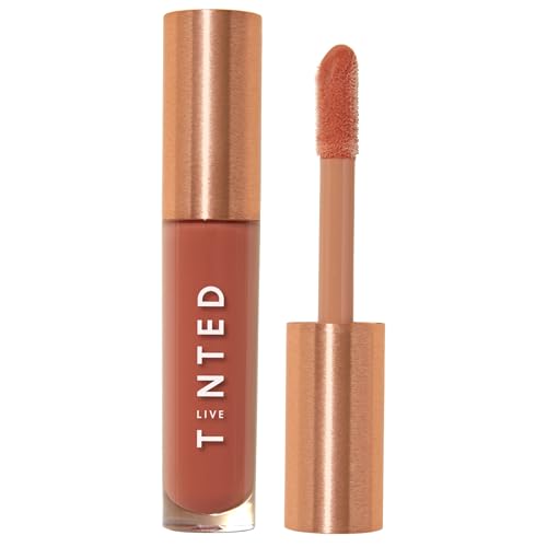 Live Tinted Huegloss High-Shine Lip Gloss - Hydrating, Non-Sticky, Moisturizing Lip Gloss with Hyaluronic Acid, Coconut Oil, and Shea Butter For a Soft Barrier & Seals in Moisture - Soft Rose