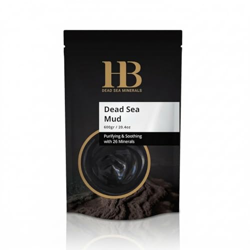 Dead Sea Mud Mask 600g - Mineral Rich Facial & Body Cleanser