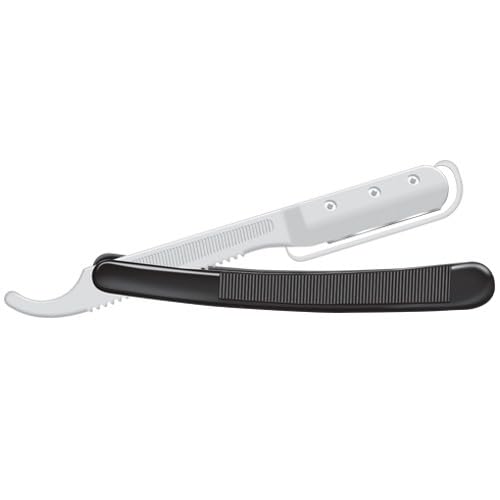 Lord Platinum Straight Disposable Razors – Pack of 50, Single-Blade Razors for Precise Shaving